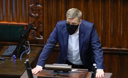 Adrian Zandberg w Sejmie