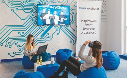 Zajęcia dla młodych w Samsung Inkubatorze.