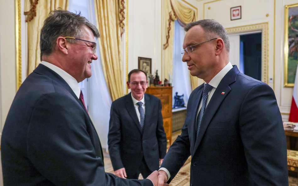 Maciej Wąsik i Mariusz Kamiński spotkali się we środę z prezydentem RP Andrzejem Dudą