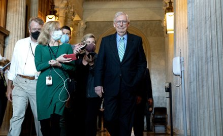 Lider mniejszości w senacie Mitch McConnell
