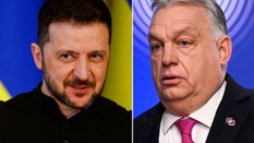 Wołodymyr Zełenski i Viktor Orbán