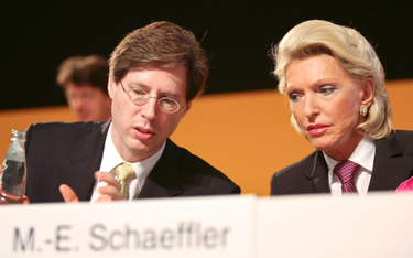 Georg Schaeffler i jego matka Maria-Elisabeth Schaeffler –Thumann