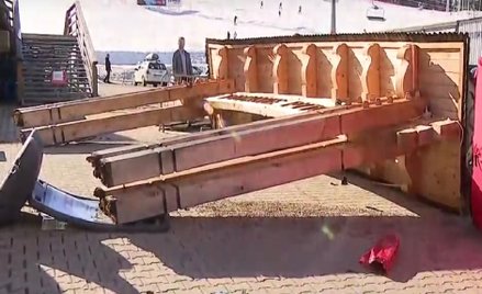 Brama, która runęła w Białce Tatrzańskiej