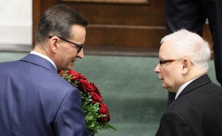 Mateusz Morawiecki i Jarosław Kaczyński