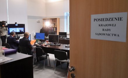 Posiedzenie Krajowej Rady Sądownictwa w Warszawie