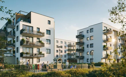 Słoneczne Miasteczko, osiedle spółki Develia, powstaje w Krakowie
