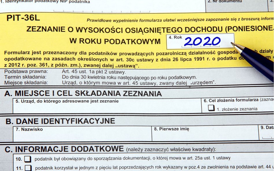 Masz liniowy PIT i chcesz zeznanie? Wydrukuj sobie - interaktywne formularze nie dla wszystkich przedsiębiorców