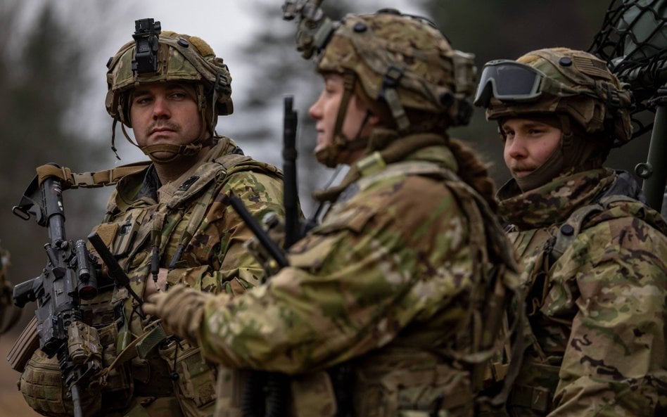 Żołnierze USA w czasie ćwiczeń w Niemczech
