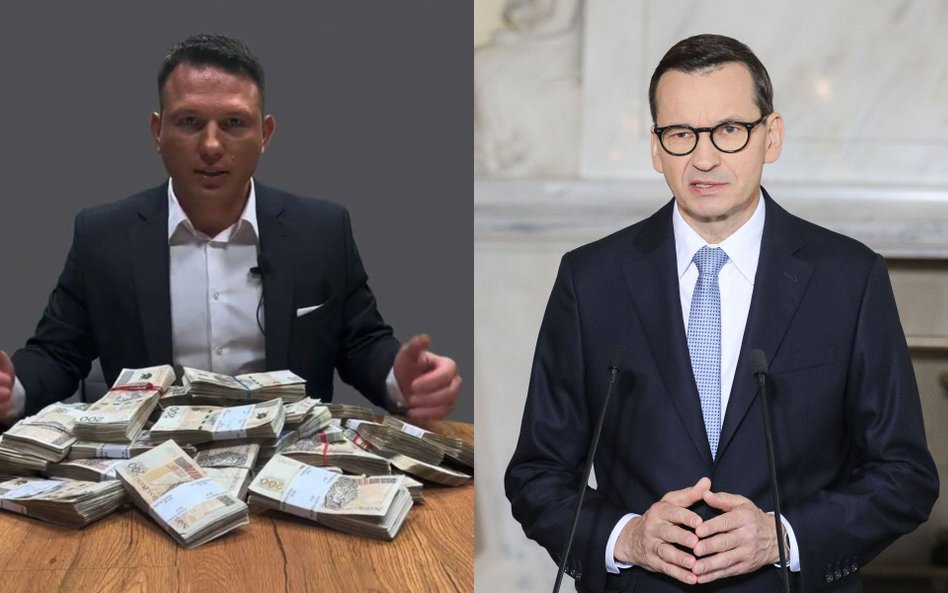 Sławomir Mentzen i Mateusz Morawiecki