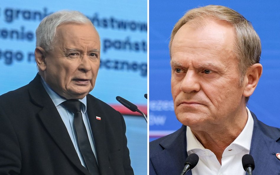 Jarosław Kaczyński i Donald Tusk