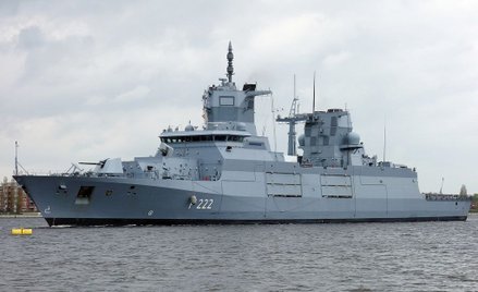 Fregata z Niemiec naruszyła wody terytorialne Finlandii
