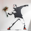 Raper Tupac Shakur na muralu w West Hollywood w stanie Kalifornia