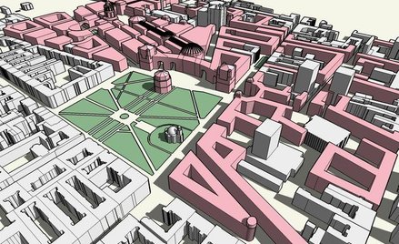 Tak będzie wyglądało centrum kulturalne Łodzi Projekt Roba Kriera jest imponujący. Krier proponuje p
