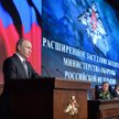 Prezydent Putin przemawia do swych generałów na posiedzeniu kolegium ministerstwa obrony
