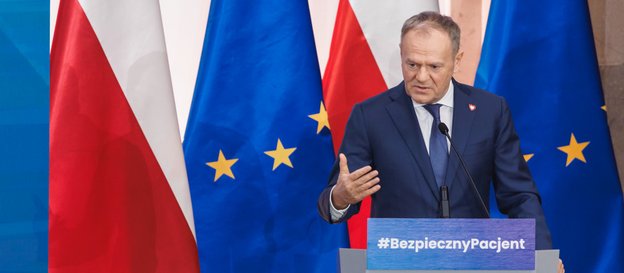 Premier Donald Tusk na Szczycie Medycznym "Bezpieczny Pacjent"