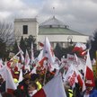 Protest rolników przed Sejmem