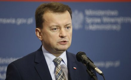 Szef MSWiA Mariusz Błaszczak