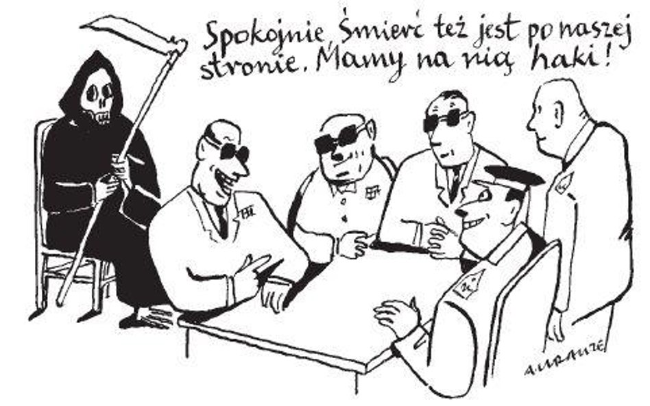 Komentarz rysunkowy. Śmierć po naszej stronie