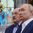 Putin i Łukaszenko w katedrze Marynarki Wojennej św. Mikołaja w Kronsztadzie na wyspie Kotlin