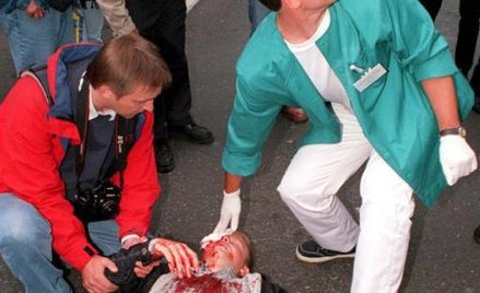 Robert Sobkowicz został ranny w oko 24 czerwca 1999 roku podczas demonstracji pracowników radomskieg