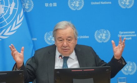 António Guterres, sekretarz generalny ONZ.