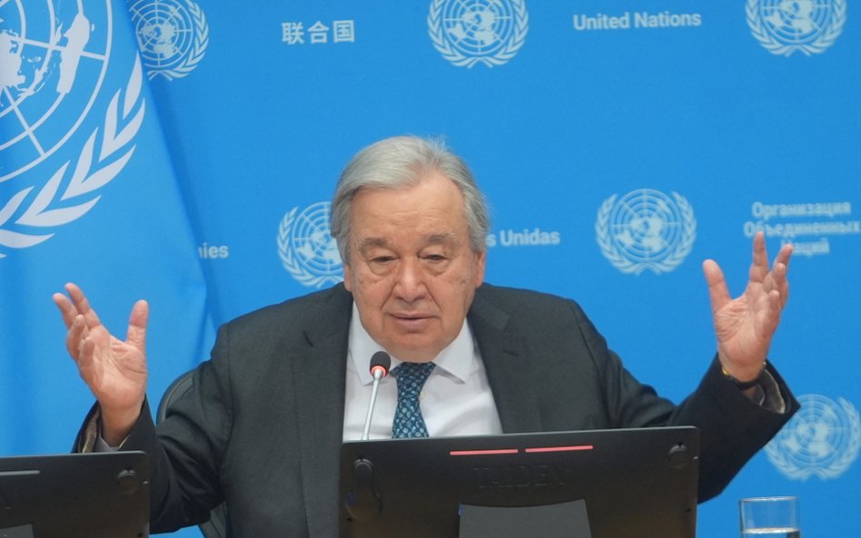 António Guterres, sekretarz generalny ONZ.