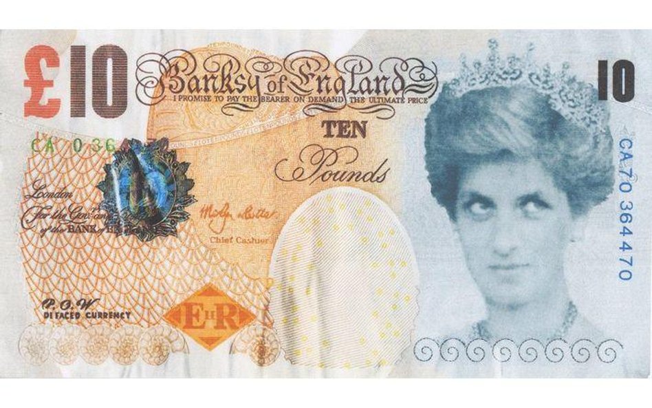 Banksy, Di-Faced Tenner, Archiwum MOCAK-u