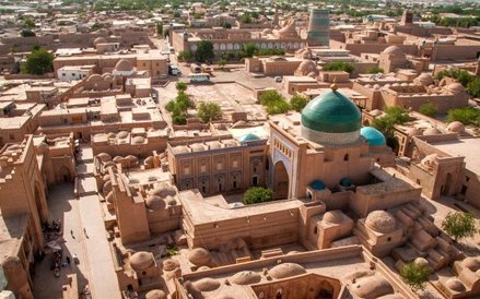 Iczan Kala, stare miasto w Chiwie, zostało wpisane na Listę Światowego Dziedzictwa UNESCO