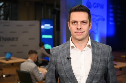 Dziennikarz Gazety Giełdy i Inwestorów "Parkiet" Przemysław Tychmanowicz