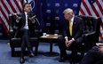 Szef NATO Mark Rutte i prezydent USA Donald Trump podczas szczytu NATO w Ankarze, lipiec 2026
