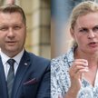 Minister edukacji i nauki Przemysław Czarnek; posłanka KO Barbara Nowacka