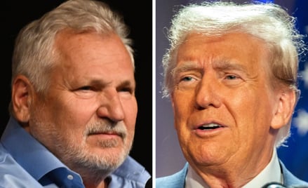 Aleksander Kwaśniewski i Donald Trump