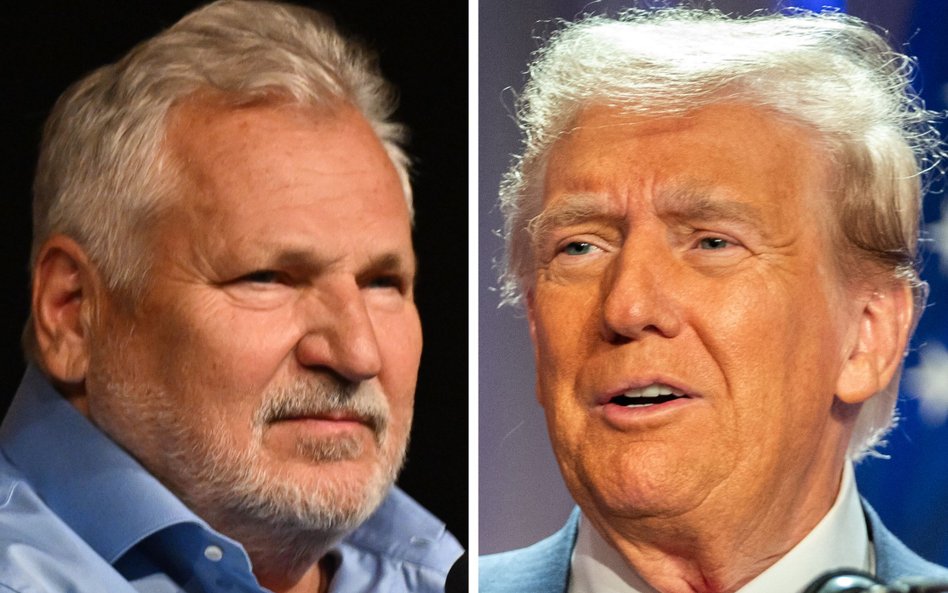 Aleksander Kwaśniewski i Donald Trump