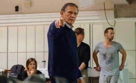 Jan Englert w trakcie prób „Kordiana”. Premiera w Teatrze Narodowym odbyła się 19 listopada