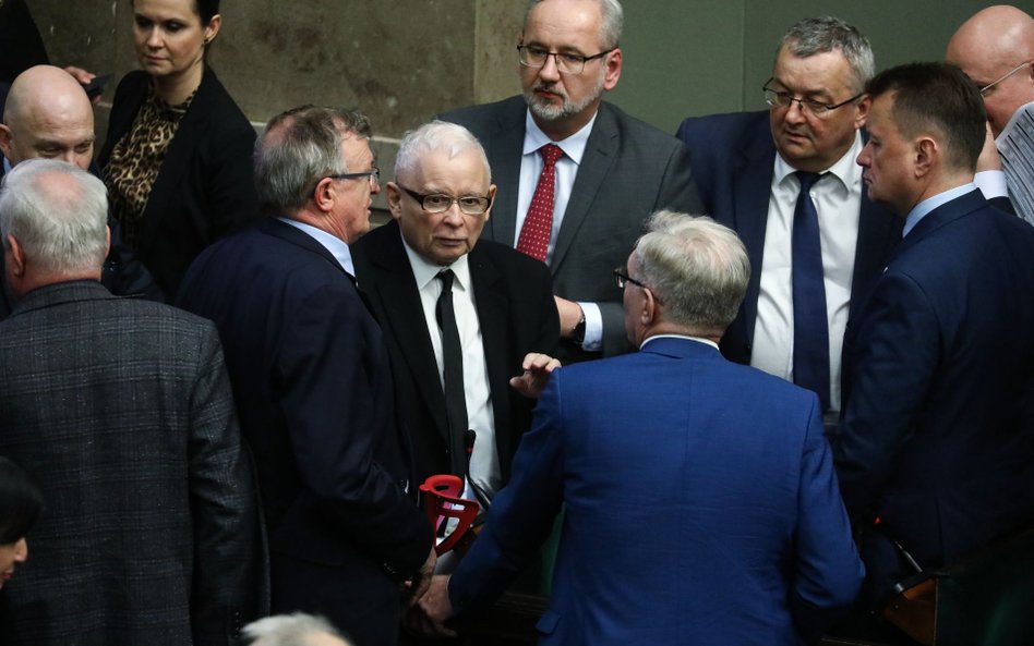 Jarosław Kaczyński w Sejmie