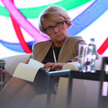 Danuta Hübner tłumaczy, dlaczego nie podała ręki premierowi