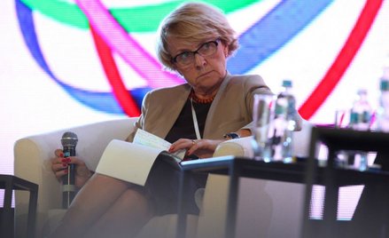 Danuta Hübner tłumaczy, dlaczego nie podała ręki premierowi