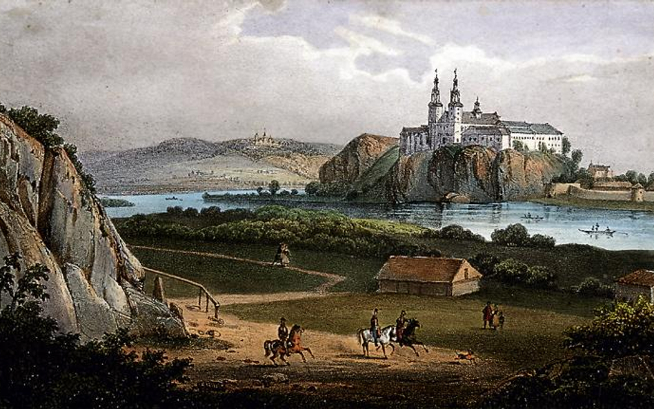 Widok ze strony południowo-zachodniej, przed 1831 r.