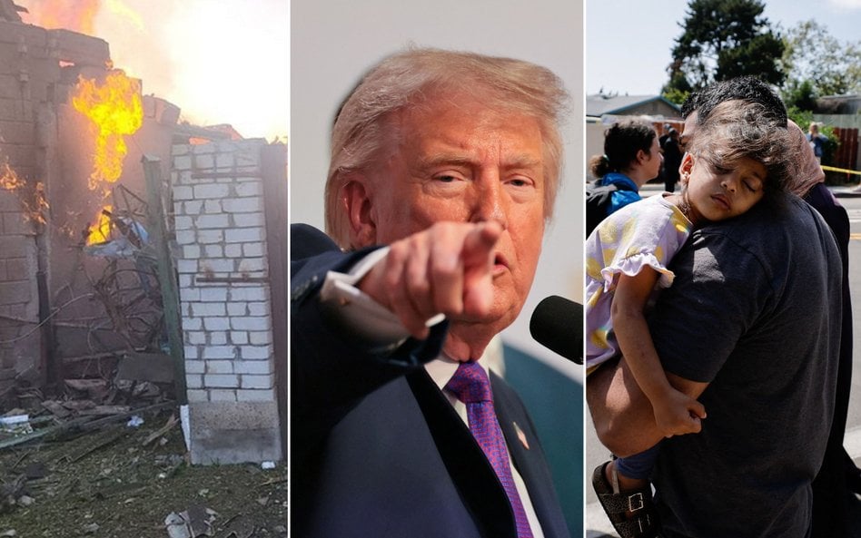 Rosyjskie drony uderzyły na Charków; Trump odwołał zaplanowany na wtorek atak na Iran; w San Diego n