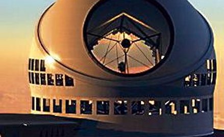 Gigant stanie na Hawajach