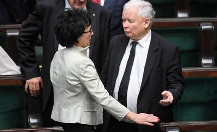 Elżbieta Witek i Jarosław Kaczyński