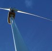 Wiatrak z dwoma skrzydłami oferowany przez firmę Nordic Windpower