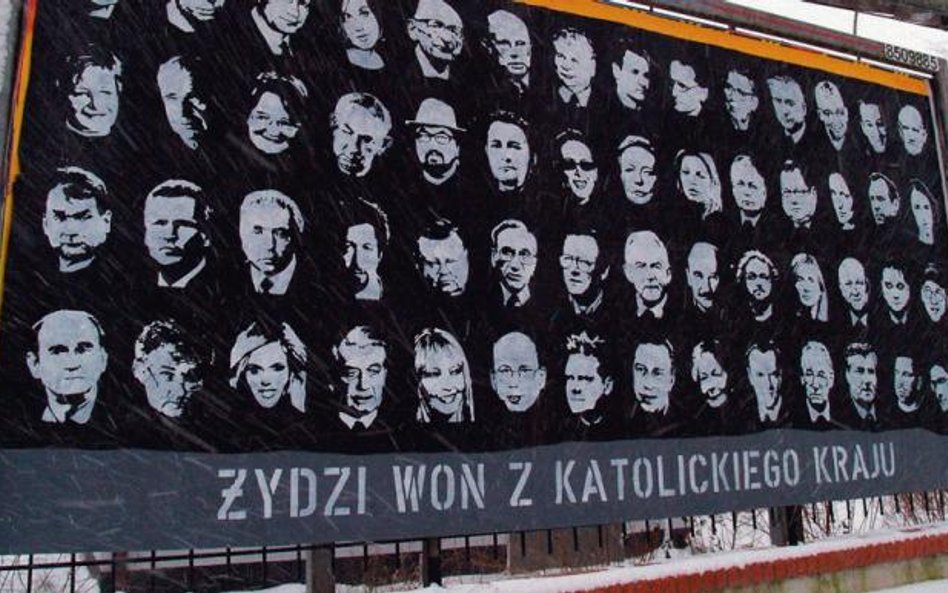 Gdy w 2007 r. w Koszalinie pojawił się antysemicki billboard będący częścią wystawy, prokuratura nat