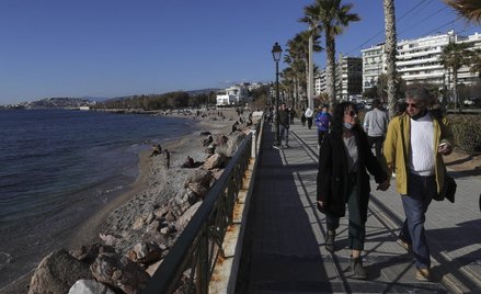 Zimą w Grecji bywają temperatury wiosenne