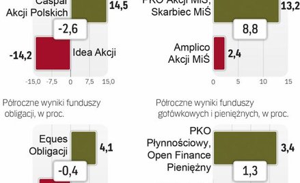 Mniejsze spółki oraz obligacje firm dały zarobić