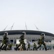 Rosyjskie służby już ćwiczą chronienie obiektów sportowych. Na zdjęciu stadion w Sankt Petersburgu
