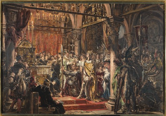 „Koronacja pierwszego króla” (in. „Koronacja Chrobrego”) – obraz Jana Matejki z 1889 r.