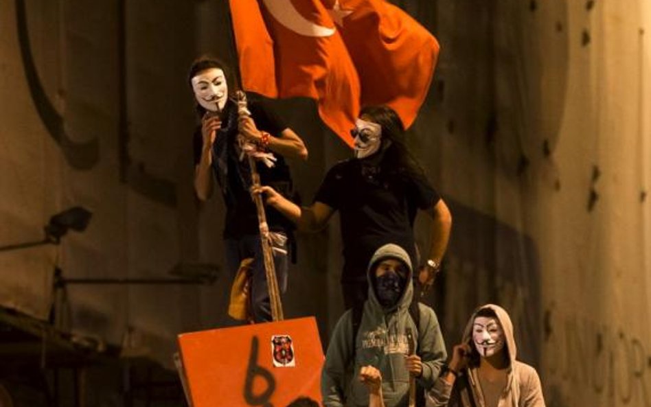 Na placu Taksim w Stambule protesty były ostatnio spokojniejsze