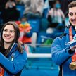 Stefania Constantini i Amos Mosaner na podium