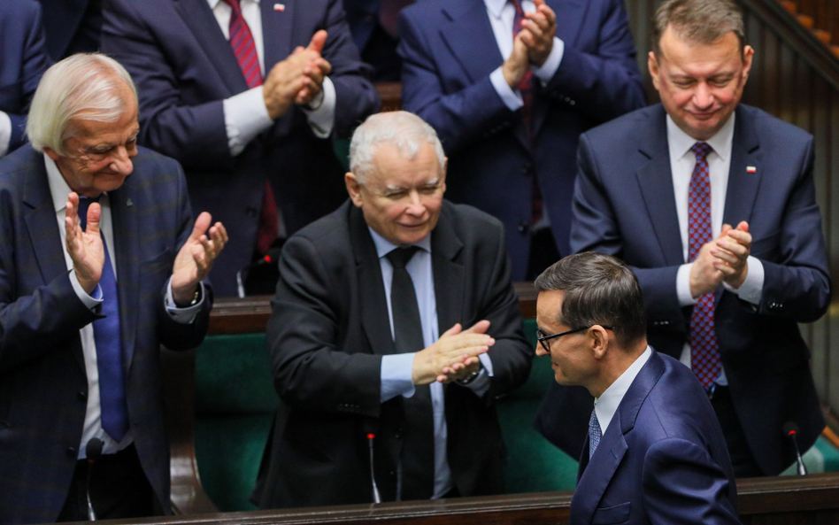 Jarosław Kaczyński w Sejmie